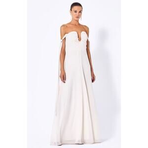 alexis dresses alexis joya gold lame pleated strapless maxi dress alexis joya gold dress Kanthro Pleated Maxi Dress
